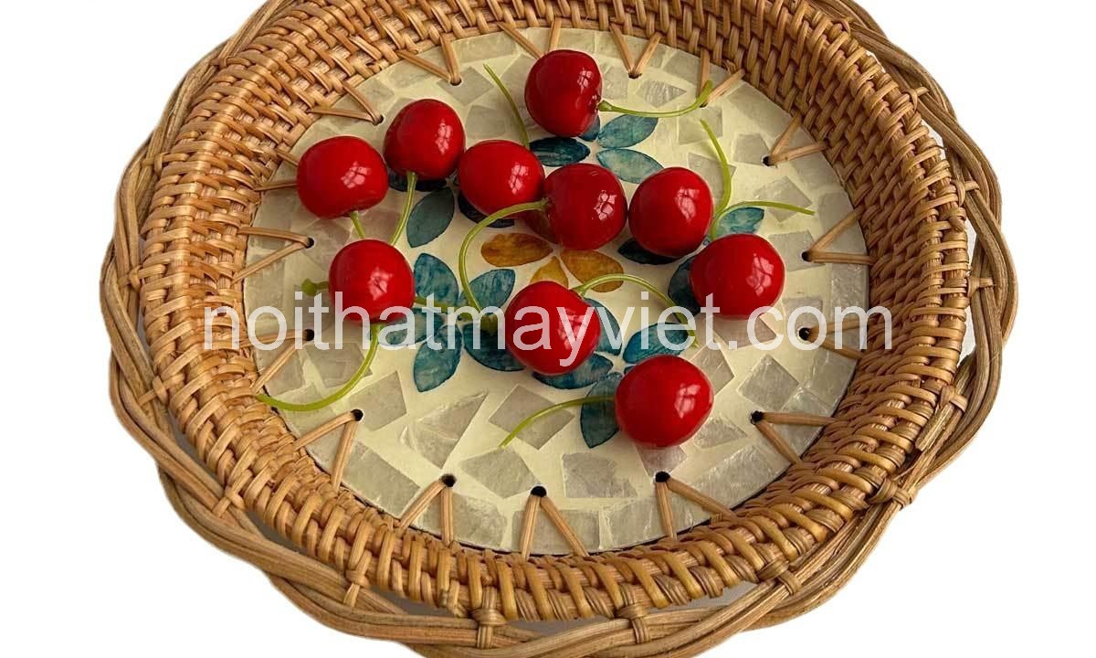 Khay Đựng Đồ Mây Tre KDMT0014